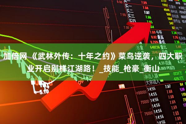 加倍网 《武林外传:十年之约》菜鸟逆袭,四大职业开启别样江湖路!_技能_枪豪_衡山