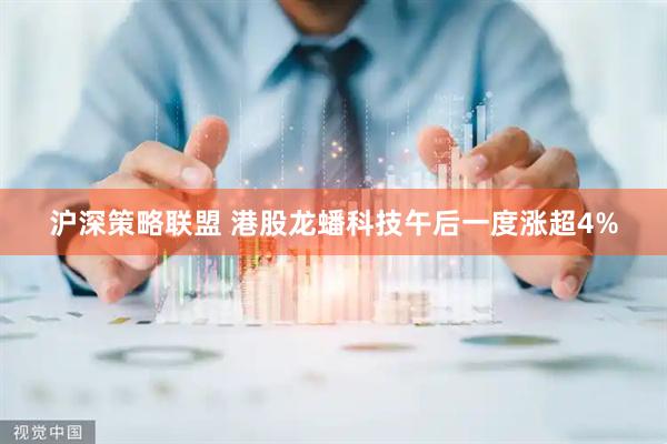 沪深策略联盟 港股龙蟠科技午后一度涨超4%